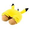 Pokemon Kapüşonlu Yaka Pikachu Sarı Pokemon Sandık Seyahat Aksesuarları Yastık, Kemer, Tek Dokunuş