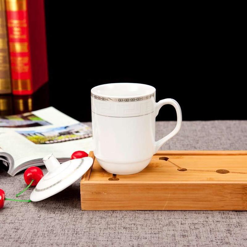 Ice Joy Ceramic Tea Cup with Lid