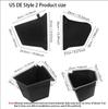 For Tesla Model Y Juniper 2025 KR Berlin/Austin 2024 Trunk Side Storage Box Cargo Organizer Bucket Flocking Mat Partition Board