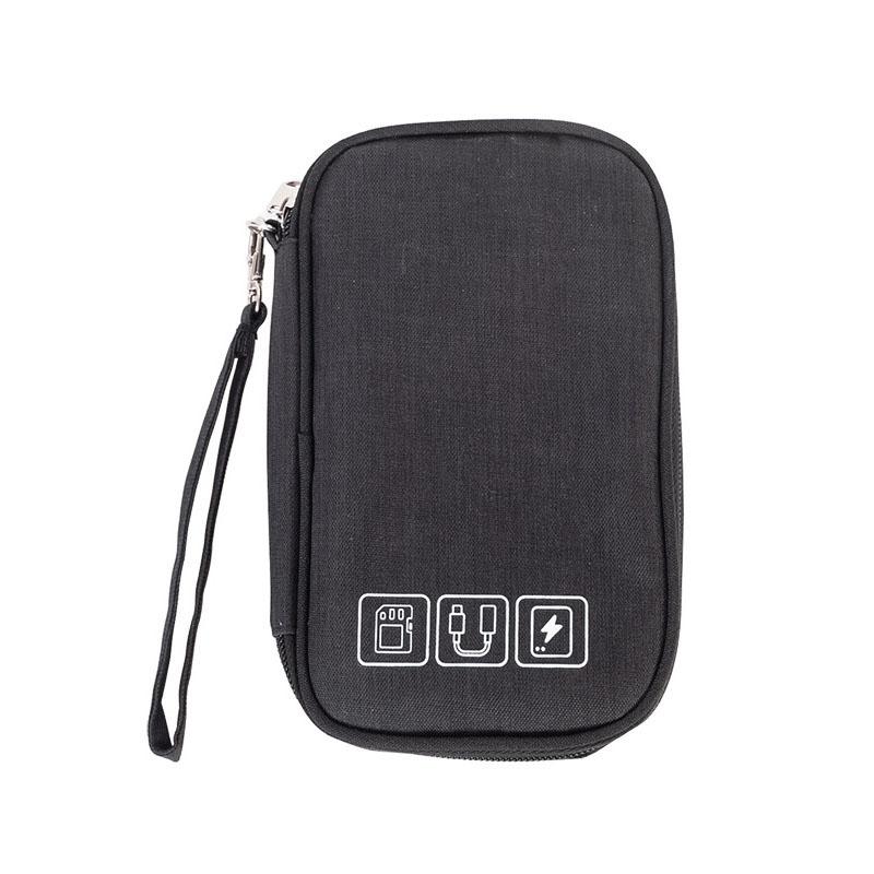 Electronic Accessories Organizer Bag Multifunction Data Cable Storage Bag for Power Bank Chargers USB Cable Earphones