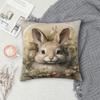 Capas de Almofada Coelhinho Ovos de Páscoa Capas de Almofada Decorativas Personalizadas Capa para Sofá de Casa 18"