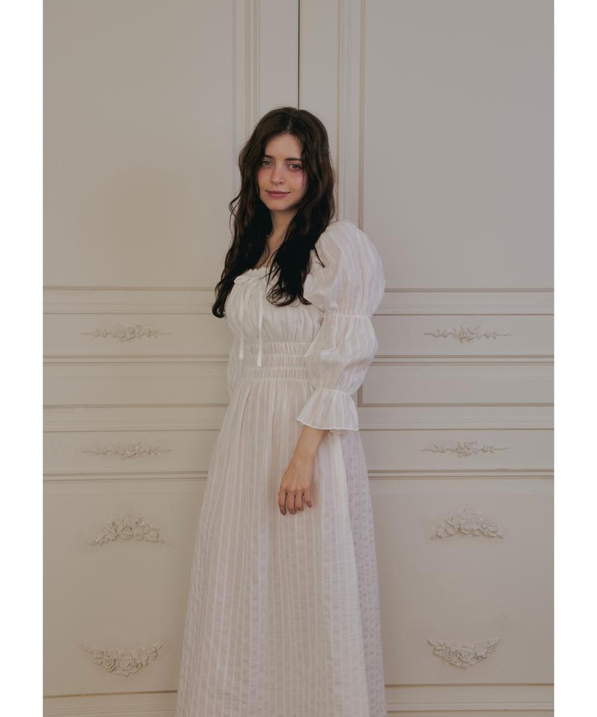 Lakkeu Toujours Home Dress (Ivory)