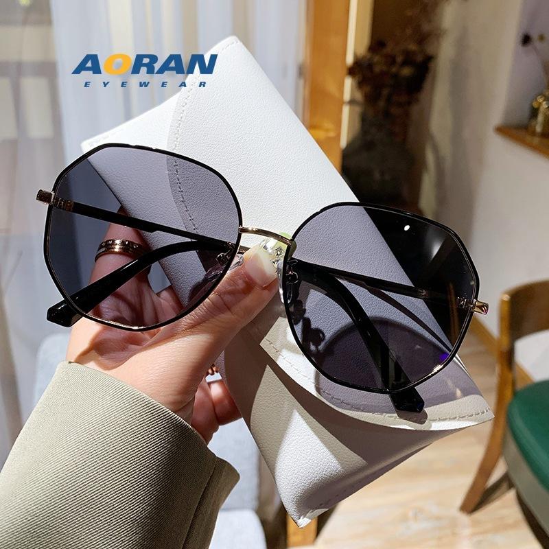 New polarized sunglasses for women, high-end, specifically for driving, UV protection, slimming effect for large faces, suitable for nearsighted