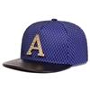 Unisex Metal with Drill A Decoration Adjustable Personality Baseball Hat Mesh Snapback Caps Spring Summer Outdoor Sport Travel for Women Men