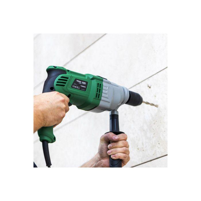 Perceuse à percussion - EDM - KOMA TOOLS - 1050W - Mandrin auto-serrant 13mm - 0-2800 tr/min