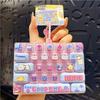 26-Key Stress Relief Keyboard Toy Keychain Nonstop Happiness Cute Creative Student Children Birthday Gift Small Pendant Accessor