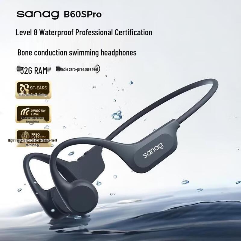 SANAG B60SProMax Open-Ear Bone Conduction Sports Headphones