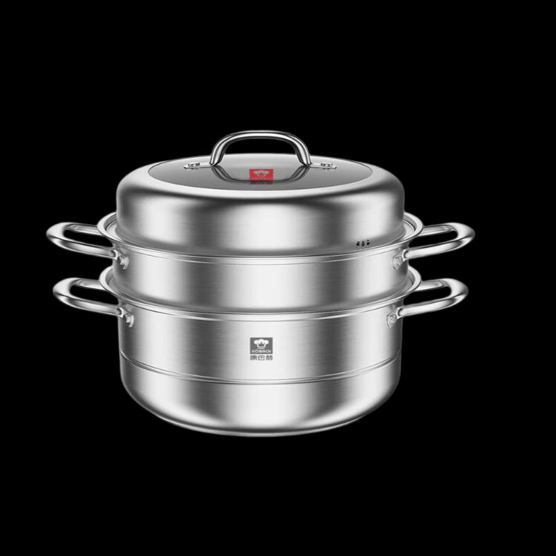 Kangbache 3-Tier Stainless Steel Steamer
