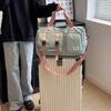 Bolsa de viagem de grande capacidade, bolsa de armazenamento portátil para academia esportiva, bolsa de mão para o fim de semana e bolsa para pernoite