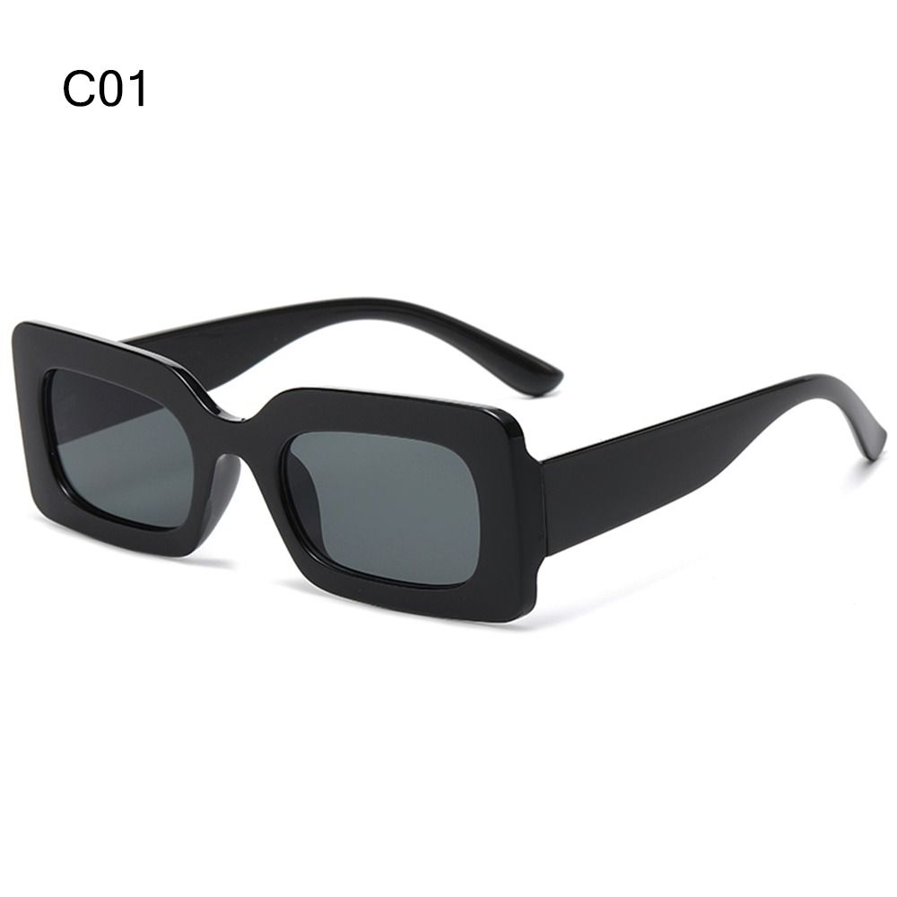 Candy Color Rectangle Sunglasses for Women Men Y2K Sun Glasses Vintage Shades Eyewear UV400 Protection 90’s Party Favors
