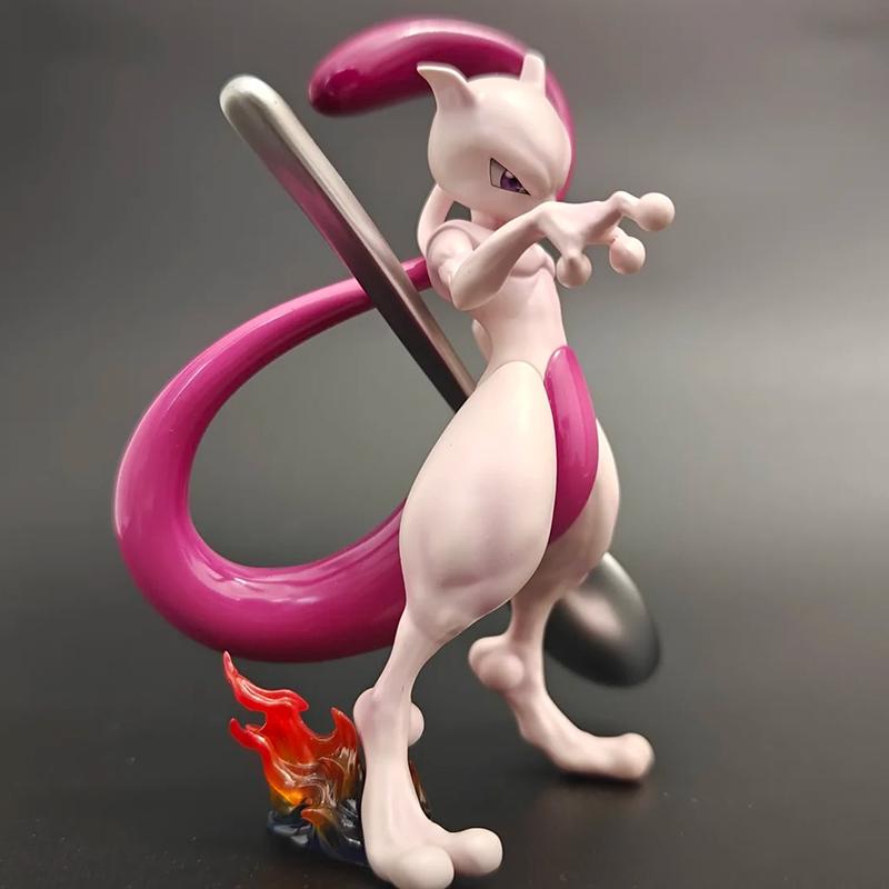 10cm Pokemon Mewtwo Anime Action Figure Pvc Collection Model Toys Gifts