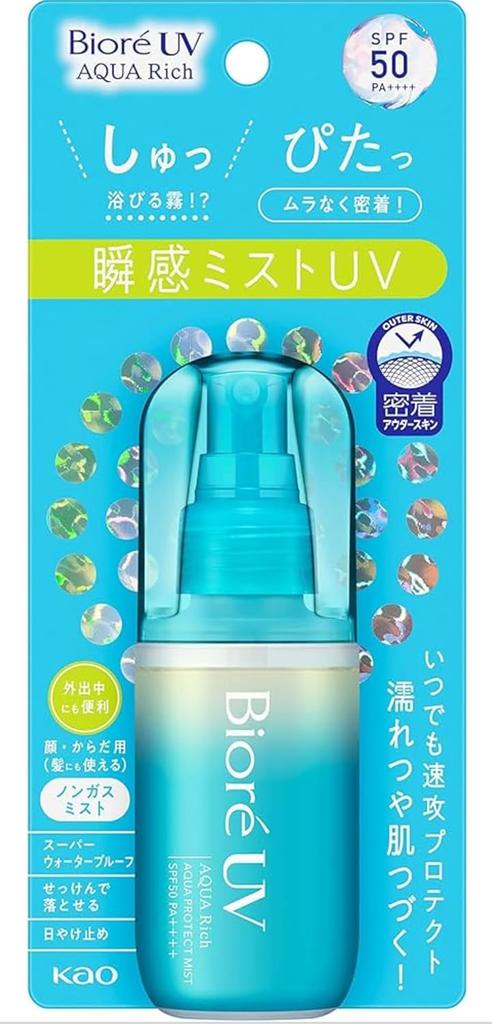 Kao Biore UV Aqua Rich Aqua Protect Mist 60ml Refill Mist 60ml [Set Sale] +