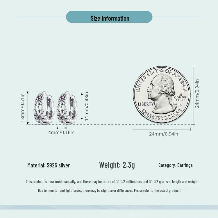 Avle Retro Iris Hul Sterling Sølv S925 Allsidige Sommer Øredobber for Kvinner