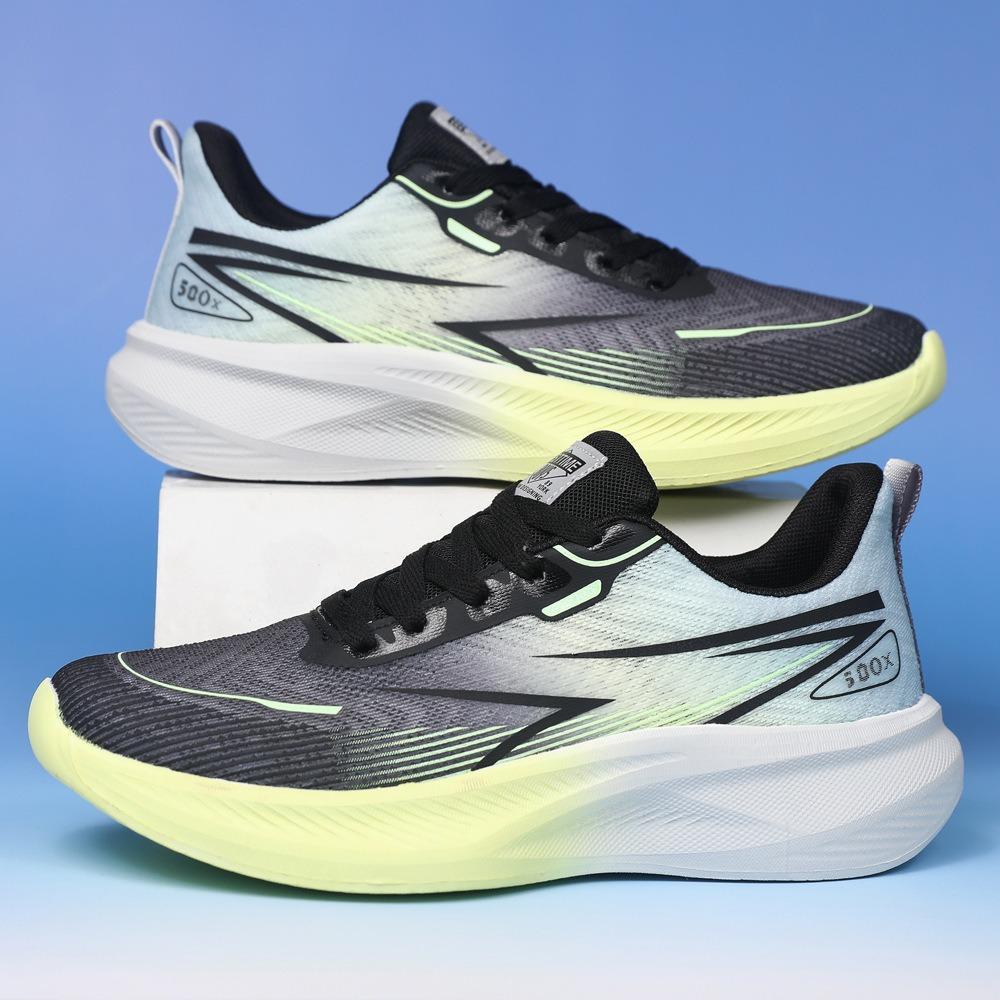 New mesh sports shoes, thick-soled comfortable and breathable casual shoes, light, non-slip and wear-resistant running shoes
