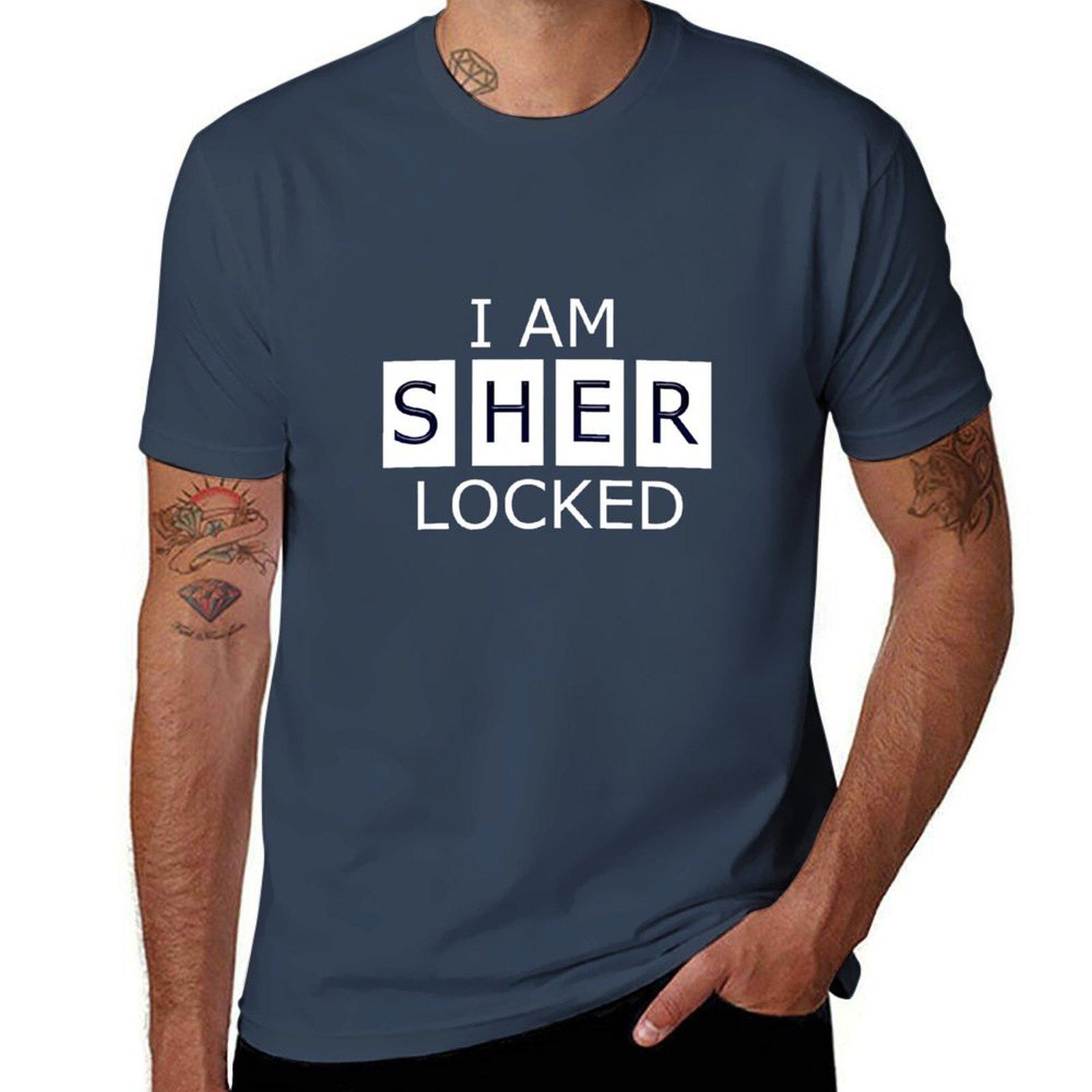 I Am Sher Locked Tshirt Work Style Casual Tshirt S
