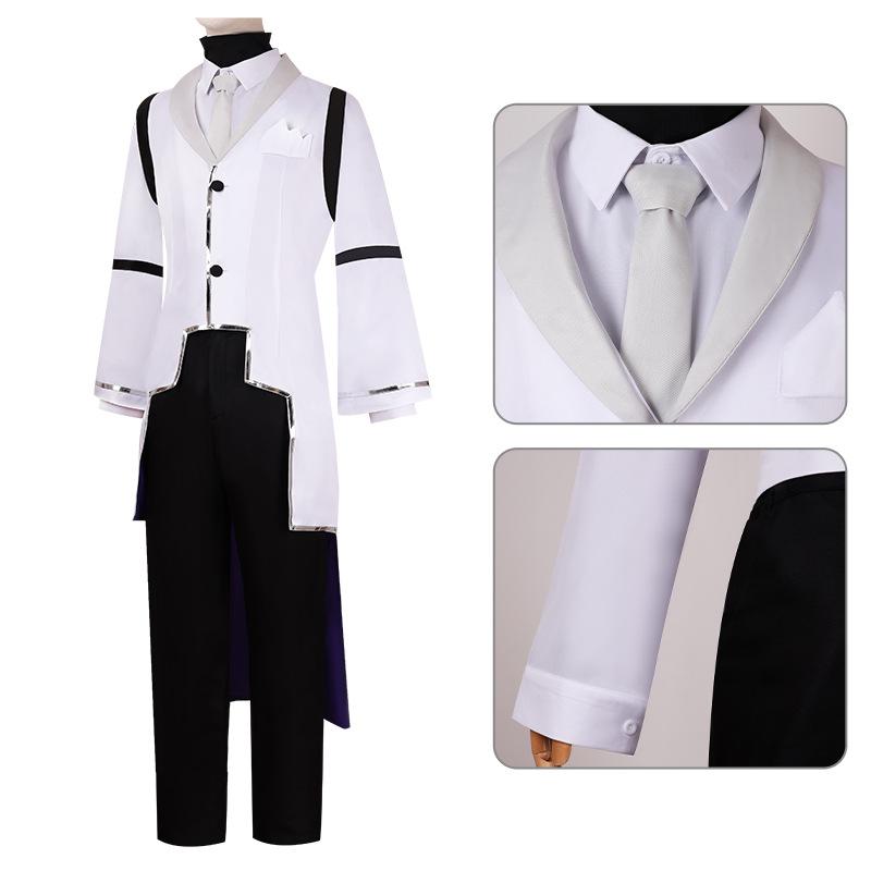 Anime Figures Sigma Cosplay Costume Bsd 4th Sigma Trench uniform Full Suits Halloween Costume Party For Adult