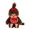 Sekiguchi Monchhichi Premium Standard SS Brown Plush Doll 14cm X 9cm X 7cm