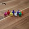 Middle Finger Ornaments 25/50/100Pcs 3D Printed Mini Set, Tiny Colorful for Desk Decor, Miniature Hand Gesture Figurine Gag Gift, Party Favors Gifts
