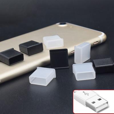 USB Cover Anti-dust Mini USB-A Protective Protective PE Sleeve for U Disk
