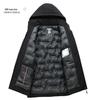 Chaqueta de Plumón Acolchada Gruesa para Hombre de Invierno, Casual de Negocios, Cálida, a Prueba de Frío, Abrigo de Papá