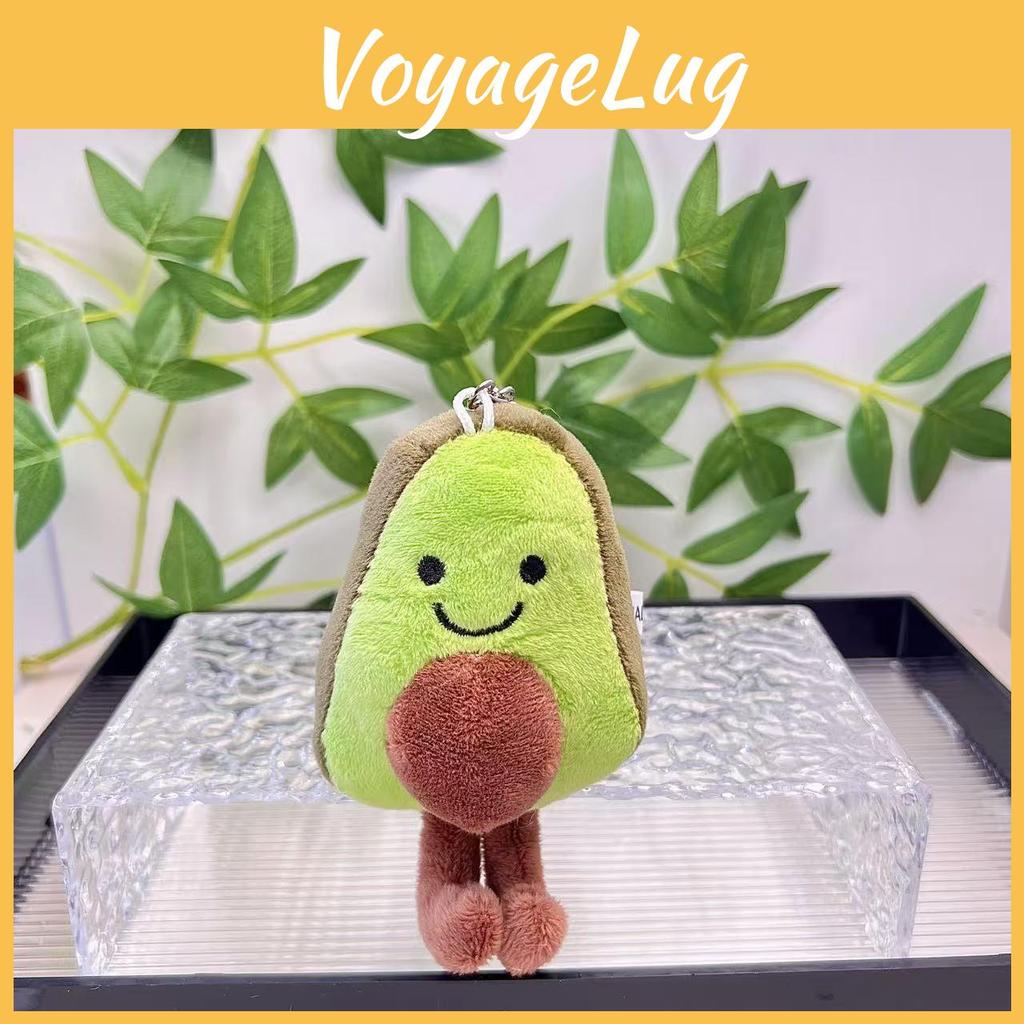 Capybara Playful Avocado Plush Toy Adorable Keychain Perfect For Accessories Bag