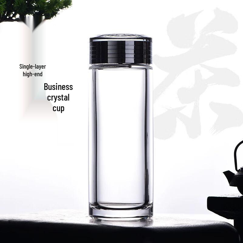 Yingyin High-End Crystal Tea Cup with Lid