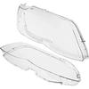 Left/Right Car Headlight Lens Cover Lampshade Shell Compatible for BMW X5 E53 2004 2005 2006 Headlamp Clear Cover Lampcover Lens Cover(Right)