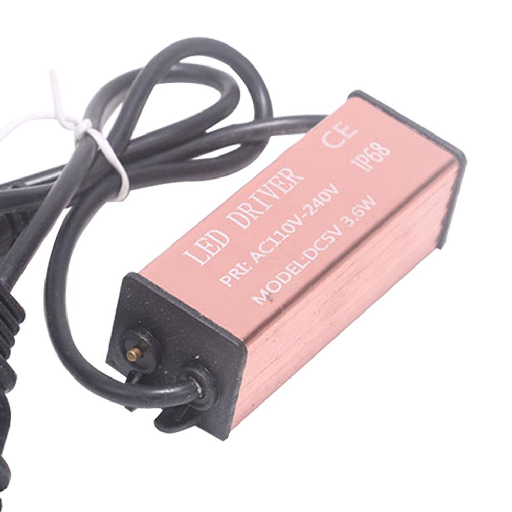 5V/24V Low Voltage LED Transformer 8 Functional Waterproof LED Transformer Power Off Memory US Plug for Christmas String Light