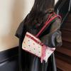 Sweet French Tote Bag Lace Ribbon Underarm Bags Shoulder Bag Bow PU Handbag  Women