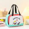 Cartoon Cute Fresh Cooler Lunch Bag For Children Aluminum Thermal Oxford Lunch Box Waterproof Nylon Portable Zipper Food Hangbag