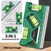 AB34-BAOLIAN Mini Level High Precision Horizontal Vertical Measurement Metric Ruler Protractor Home Portable Magnetic Pocket Lev