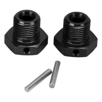 1Pair Aluminum Alloy 17mm Wheel Hex Hub Adapter with Pin for   1Celsius8 RC Car Upgrade Part