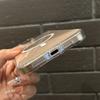 Luxury Shiny Crystal Transparent Glitter for Magsafe Case For iPhone 16 15 14 13 12 11 Pro Max Plus Magnetic Thin Hard PC Cover