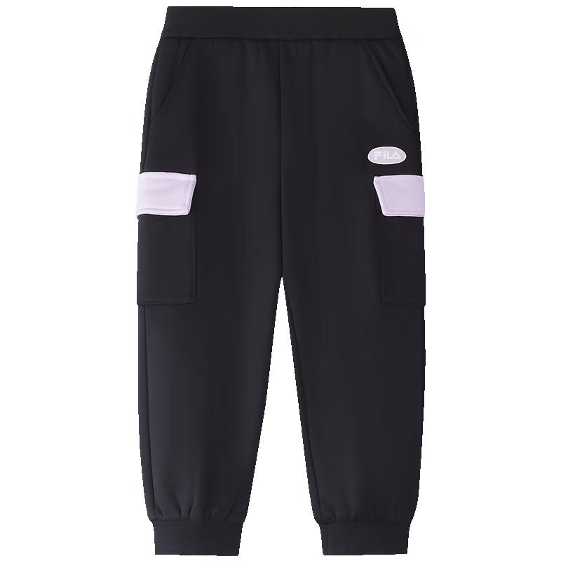 FILA Girls  Toddler Knitted Casual Cuffed Pants 120