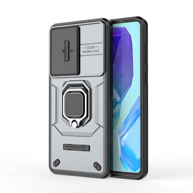 

For Samsung Galaxy M55s Case Samsung M55s Cover Slide Camera Protector Bumper Holder Phone Cases For Samsung M55 C55 F55 Funda For M55s M55 C55 F55 серый