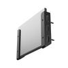 Multipurpose ABS Notebook Holder Kit, Secure Wall or Desk Mount Strong Metal Support for Laptop Tablets