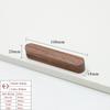 Walnut Beech Kitchen Cabinet Handle Drawer Solid Wood Furniture Door Drawer Round Knob Cupboard Wooden Handle Hardware Long Pull
