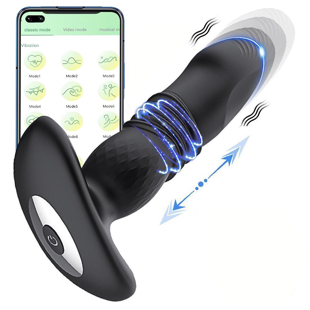 APP-Controlled Dual Ring Prostate Massager & Cock Ring