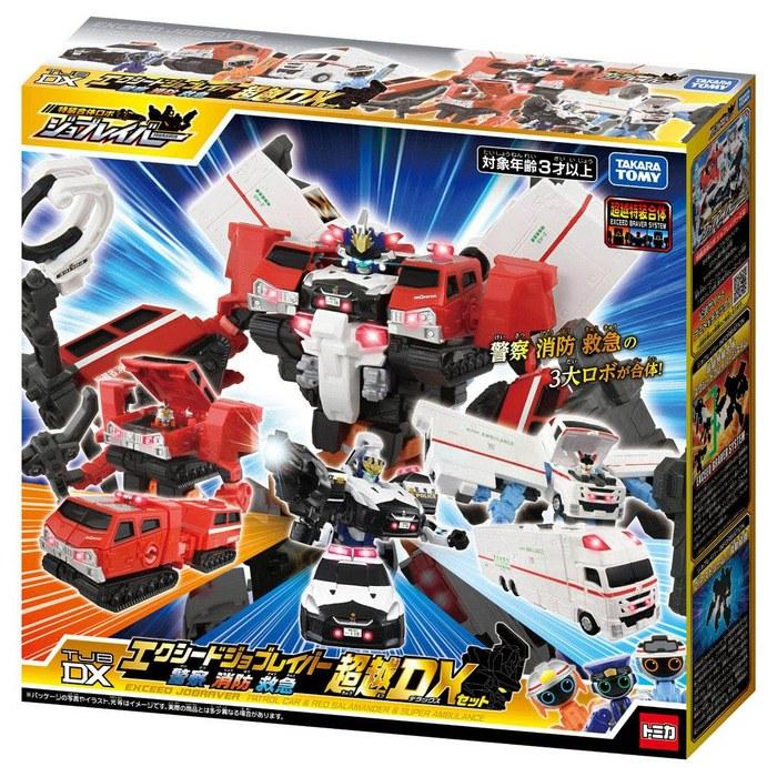 [Takaratomy] Tomica Jobber TJBDX Exceed Jobber Police Fire Rescue Super DX Set Diecast Toy 3+