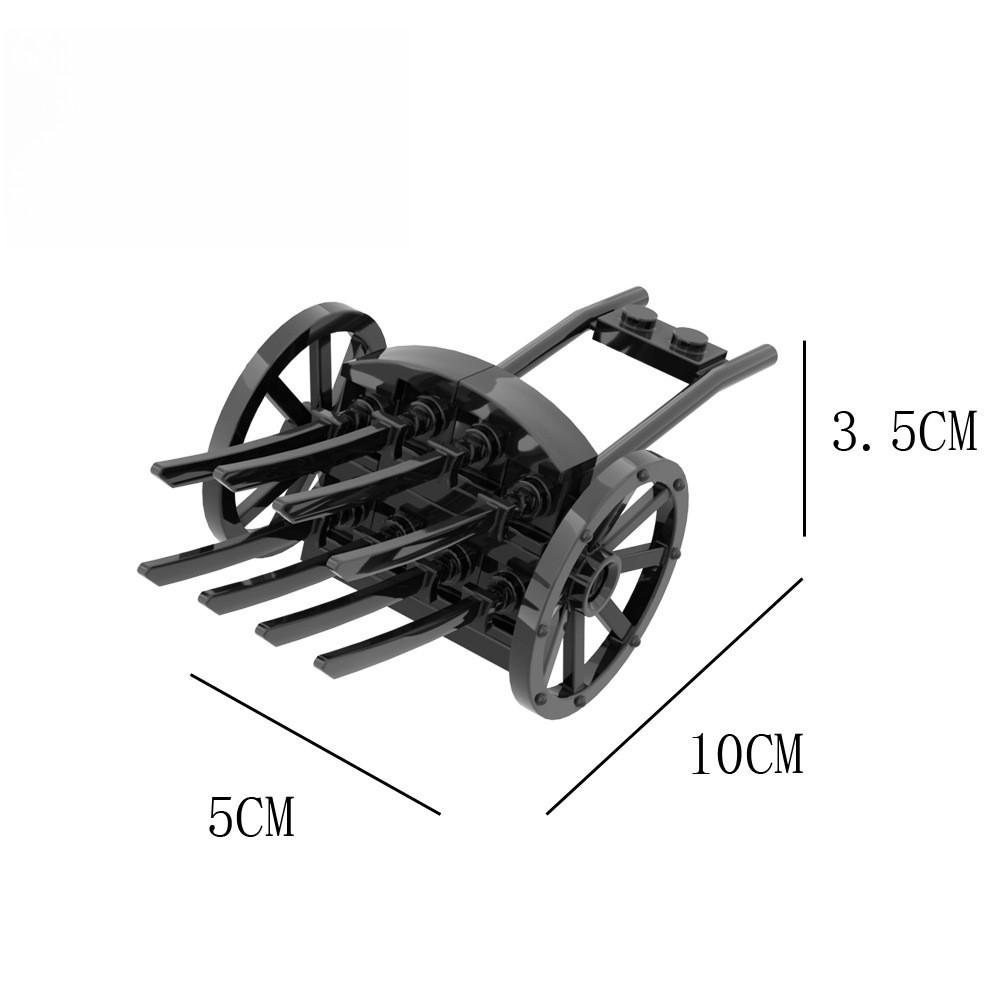 MOC Siege Model Crossbow Model Medieval Weapons Building Block Chariots Siege Engines Bricks Parts Accessories DIY Gifts