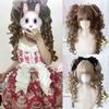 Synthetische Prinzessin Schnitt Doppelte Zöpfe Ombre Halloween Harajuku Perücke Weihnachten