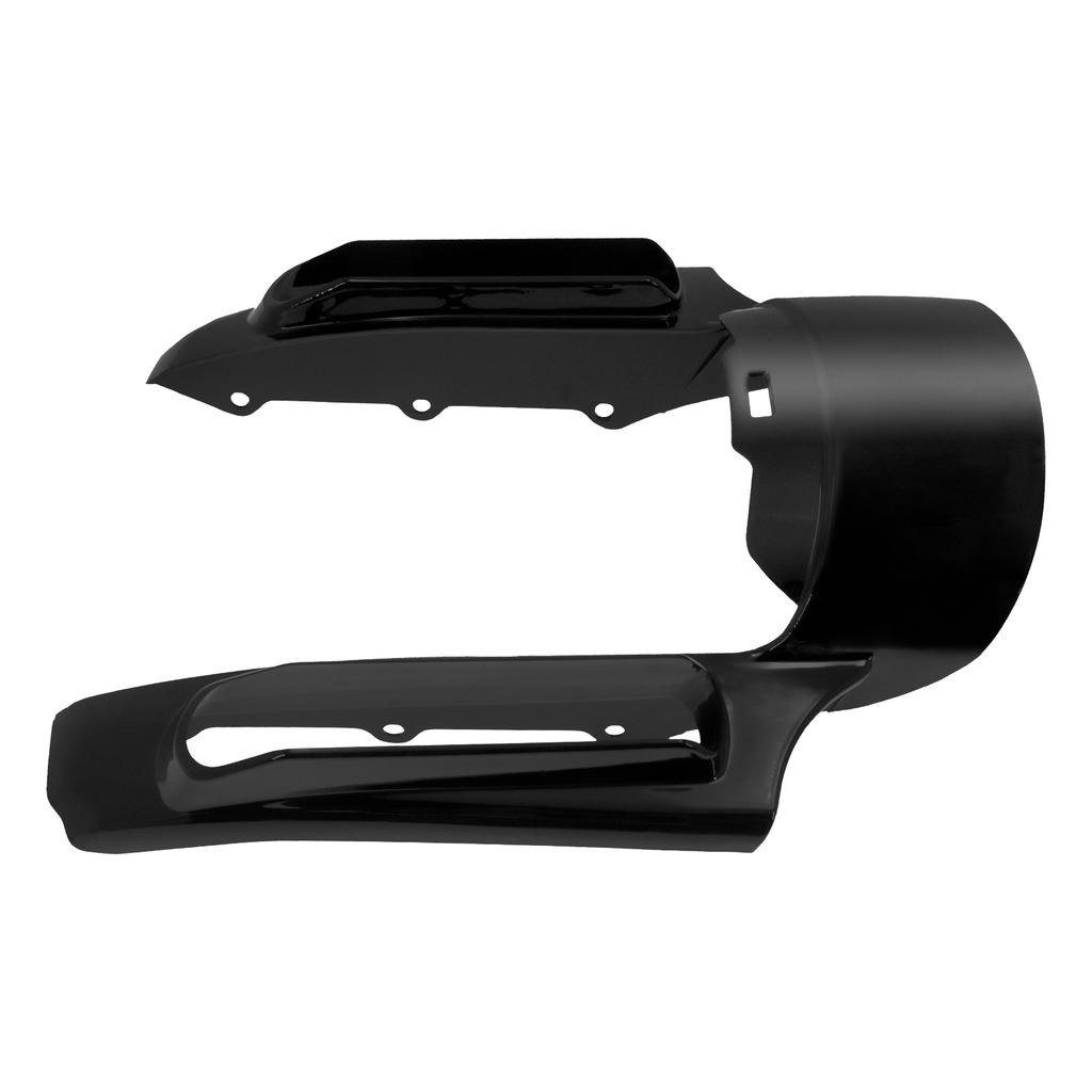 Motorcycle Rear Fender Extension Fascia Filler Panel Black For Harley Touring Road King Street Electra Glide Ultra Limited 14-21