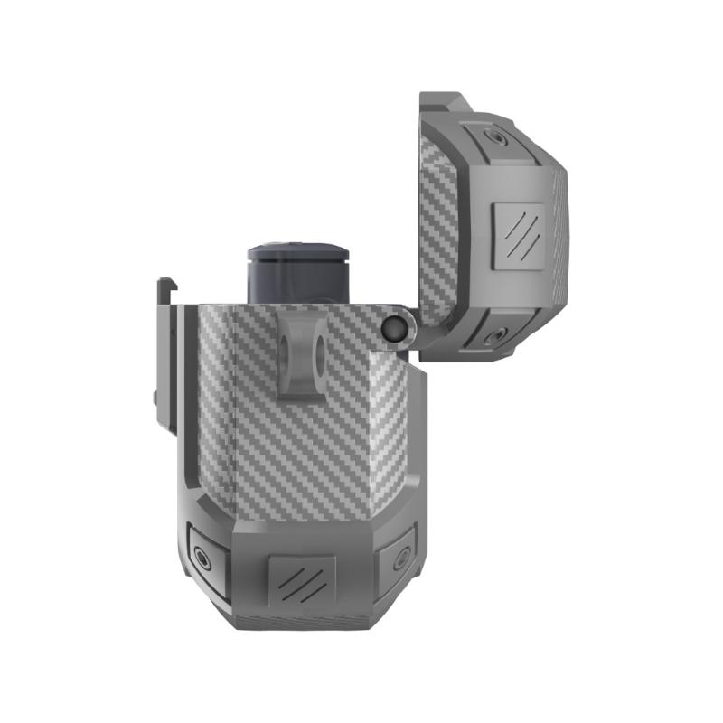 Durability TPU Carbon Fiber Cover for Studio Buds/+ Earbuds AntiShock Shell with Easy Access Charging Port Shell