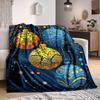 1pc Festive Atmosphere Style Blanket, Lightweight Flannel Throw Blanket for Sofa, Bed, Travel, Camping, Living Room, Office, Couch, Chair, and Bed