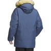 Adidas Padded Windproof Casual Sports Hooded Down Jacket Men Outerwear Dark-Blue IS0367
