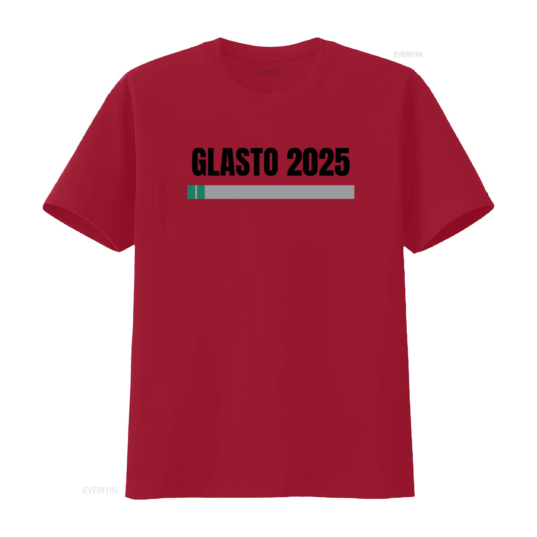 Glastonbury 2025 Festival T Shirt Funny Glasto with Stylish Design vintage Washed Unisex Comfortable Soft homme Stretched S
