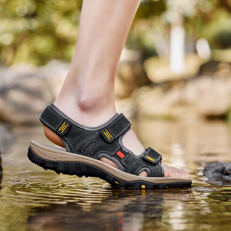 Herren-Sommer-Strandsandalen, Watschuhe, Herren-Sandalen, Größen 38–48