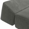 Divano Letto Pieghevole Grigio Scuro 60 x 70 x 41 cm Tessuto
