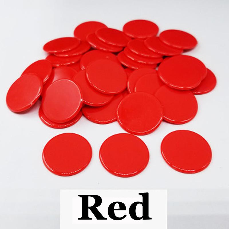 100Pcs 19Mm Count Bingo Chips Markers For Bingo Game Cards Plastic For Classroom Children And Carnival Bingo Games