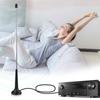 High Gains FM Telescopic Antennas with 3 Adapter DAB FM Antennas 75 Ohm TV Antenna Indoor for Household Digital FM Radio